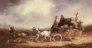 Charles Cooper The Edinburgh-London Royal Mail on the Road oil painting reproduction